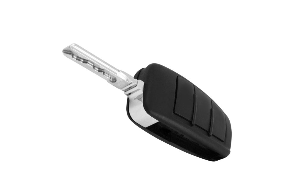 car key isolated on white